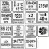 STÓŁ CHŁODNICZY 228L 2 DRZWIOWY YATO YG-05253 YG-05253